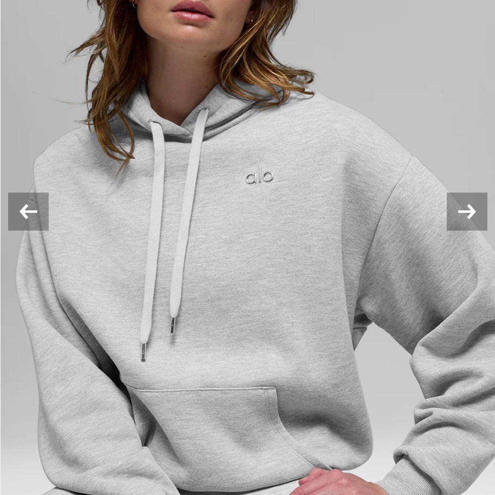 ALO Yoga Gray Hoodie Women’s Medium